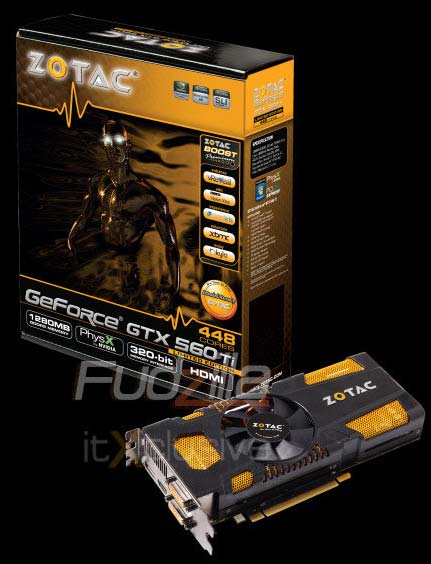 GeForce GTX 560 Ti с 448 CUDA ядрами и её тесты